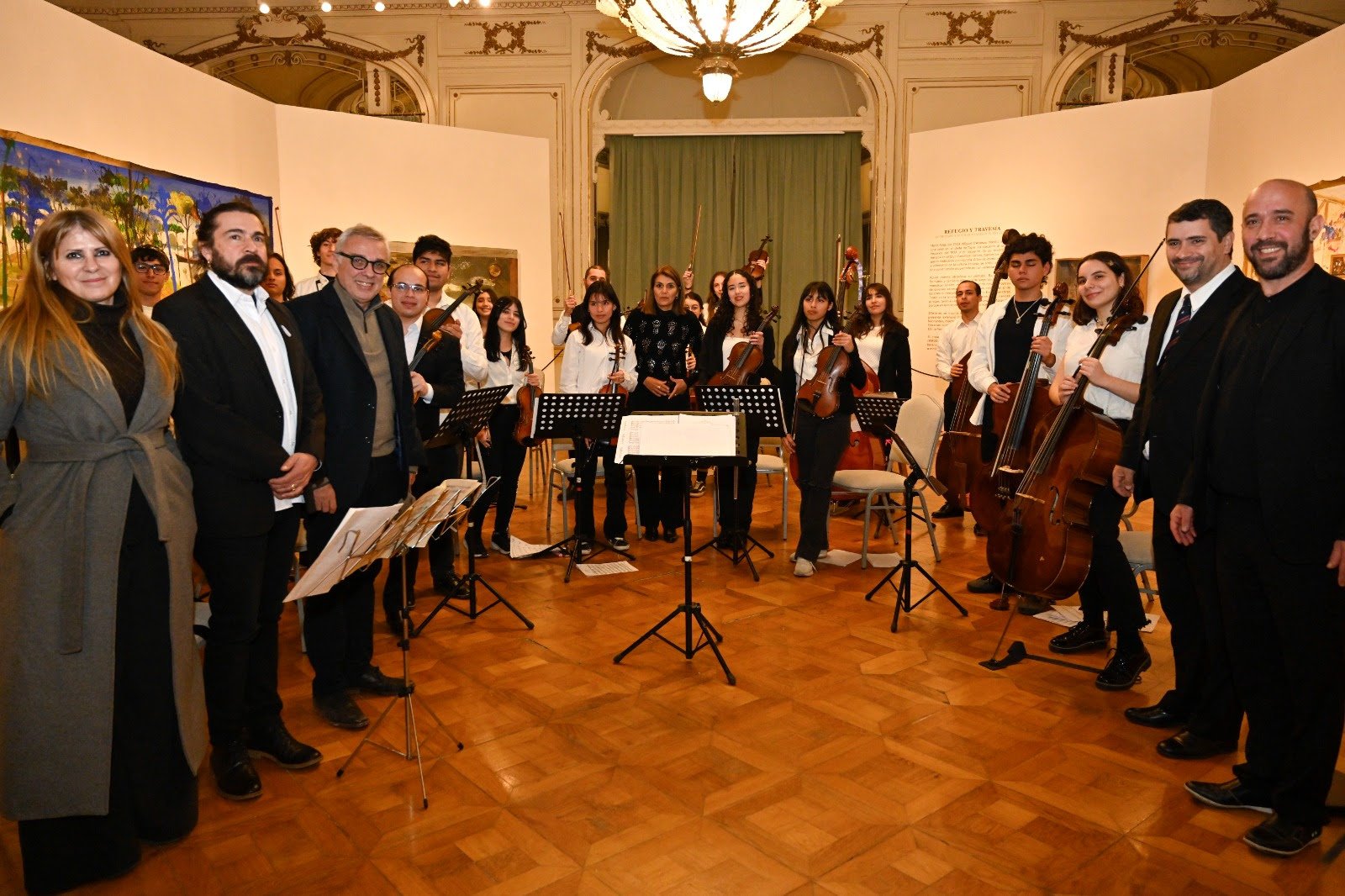 Encuentro de Cameratas en el Museo de Arte Tigre con motivo del 15° aniversario del Programa Municipal de Orquestas Infanto Juvenil de Tigre.